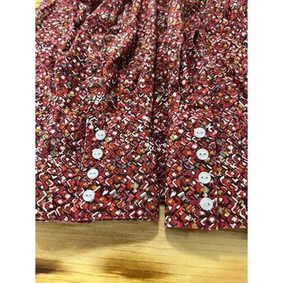 Eddie Bauer Stretch Wrinkle Resistant Button Down Shirt Size XXL Modern City - Picture 16 of 16